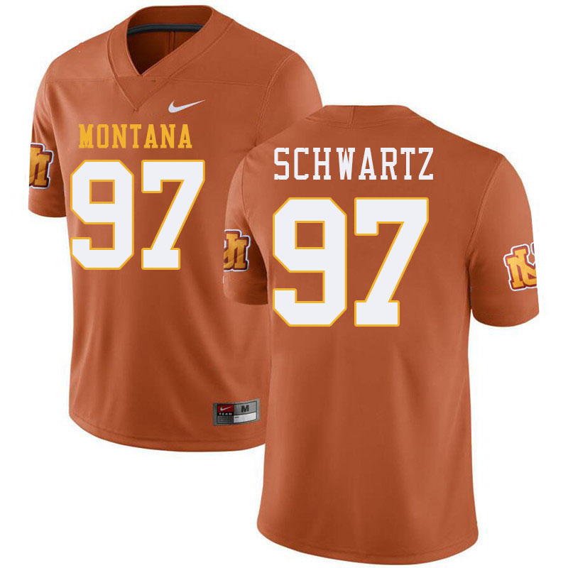 Hayden Schwartz Montana Jersey,University Of Montana Grizzlies #97 Hayden Schwartz Jersey Stitched-T
